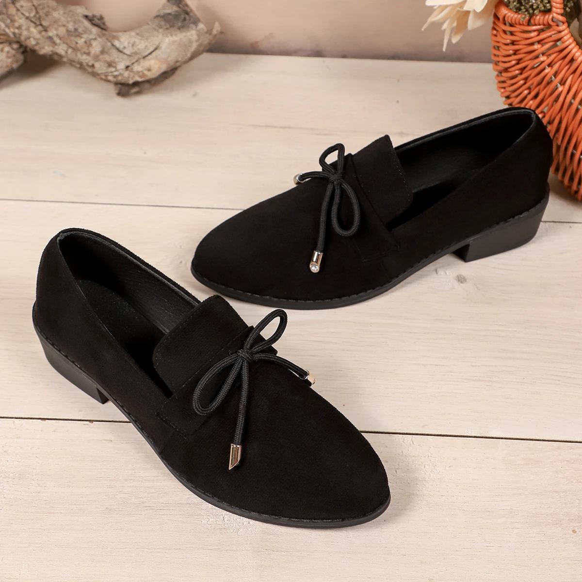 

Shoes for Women 2026 New Summer Black Casual Large Size Women s High Heels Thick Bottom Concise Retro Square Heel Ladies Shoes 36