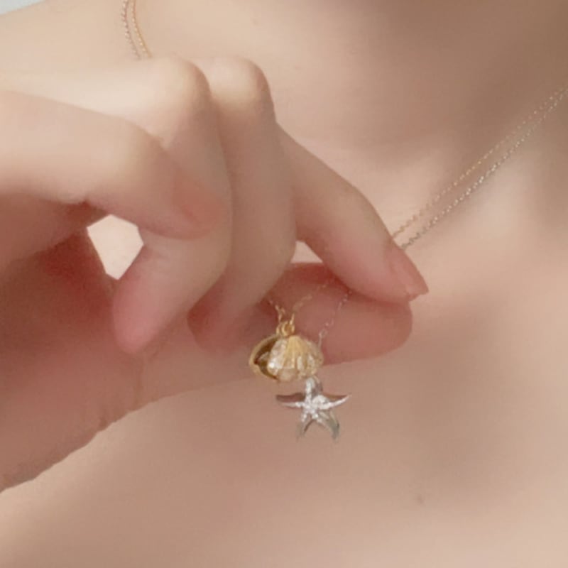 ELYONA ELA 21 Starfish Star Necklace