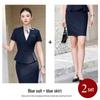 Women's 2026 Summer Fashion Slim Fit Professional Formal Blazer & Skirt Set