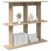 Wall Shelf Wall Mount Brown 80 x 20 x 75 cm Wood Based Material