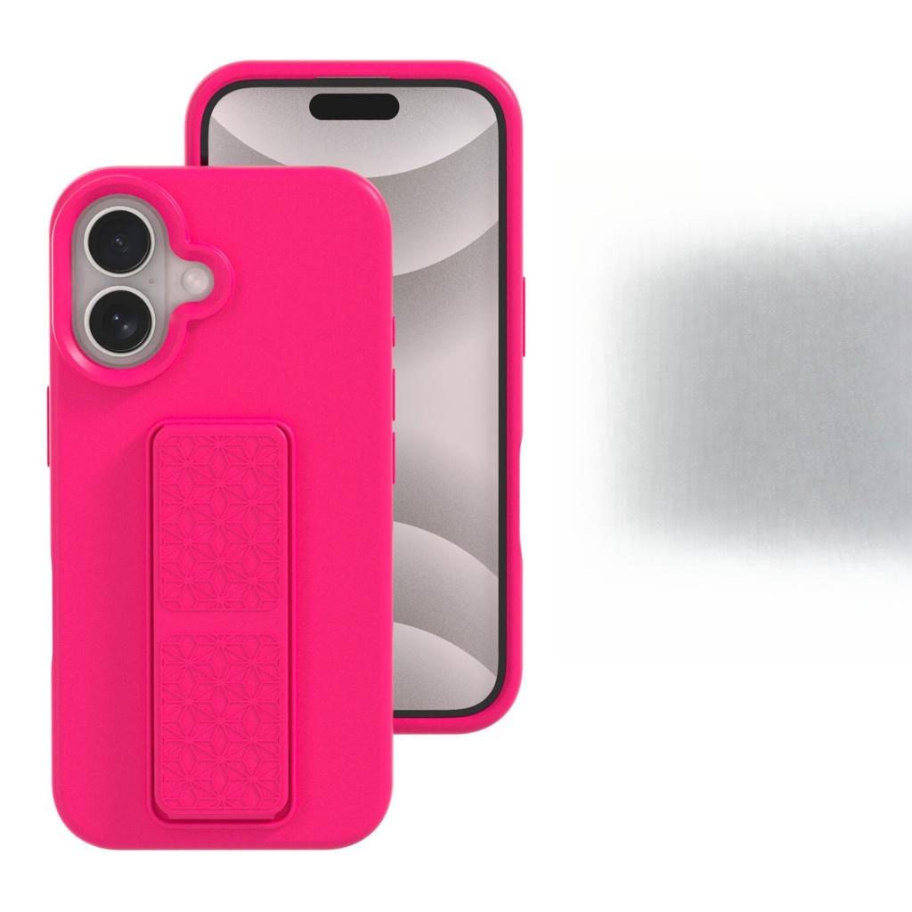 Suitable for Ip16promax Liquid Silicone Wristband Stand, Apple 15/14 Solid Color Protective Case