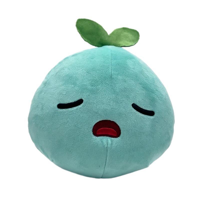 Roblox Slime RNG Plüschtier 4 Stile Roter Teufel Lila Alien Katze Keimling Weiches Rundes Kuscheltier Niedliche Spiel-Dekoration Geschenk für Kinder Roblox Spiele-Fan Sammler