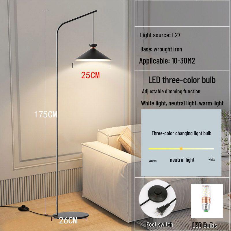 Modern Minimalist Art Floor Lamp: Luxurious Ambient Lighting for Living Room