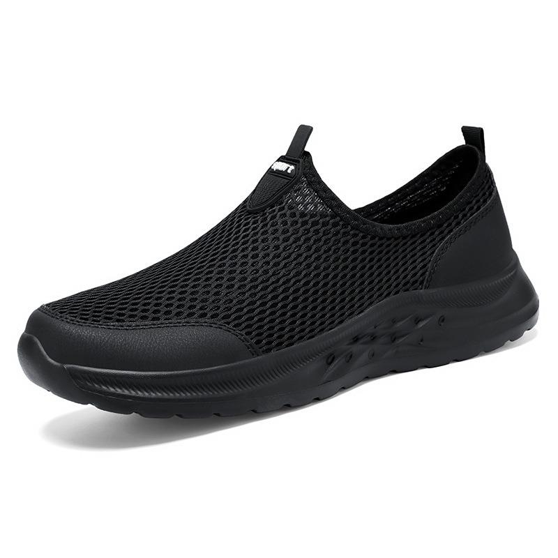 Men's Casual Shoes, Slip-on Cloth Shoes, Mesh Men's Shoes, Breathable and Odor-resistant.