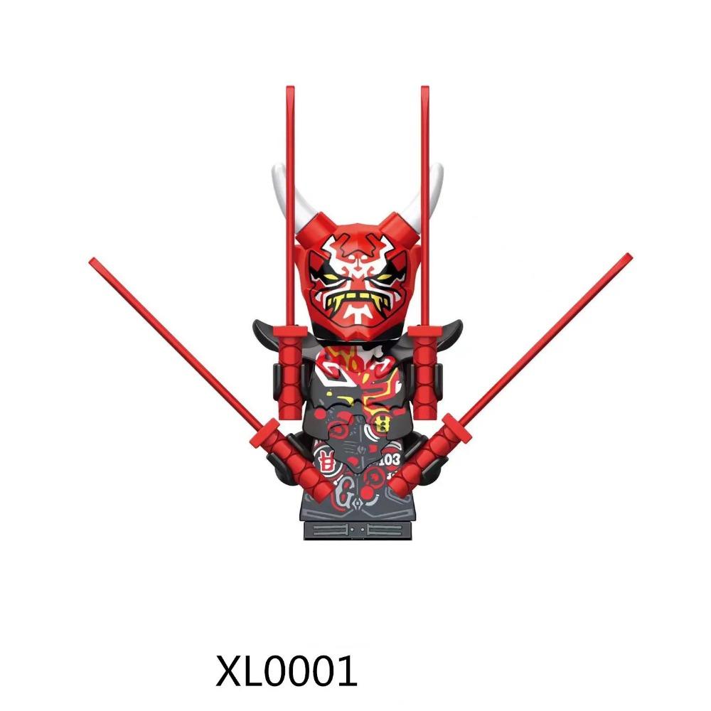 XL0001-0005 Anime Building Block Action Figures Cartoon Movie Doll Assembly Toy Puzzle Toy Kids Birthday Gifts