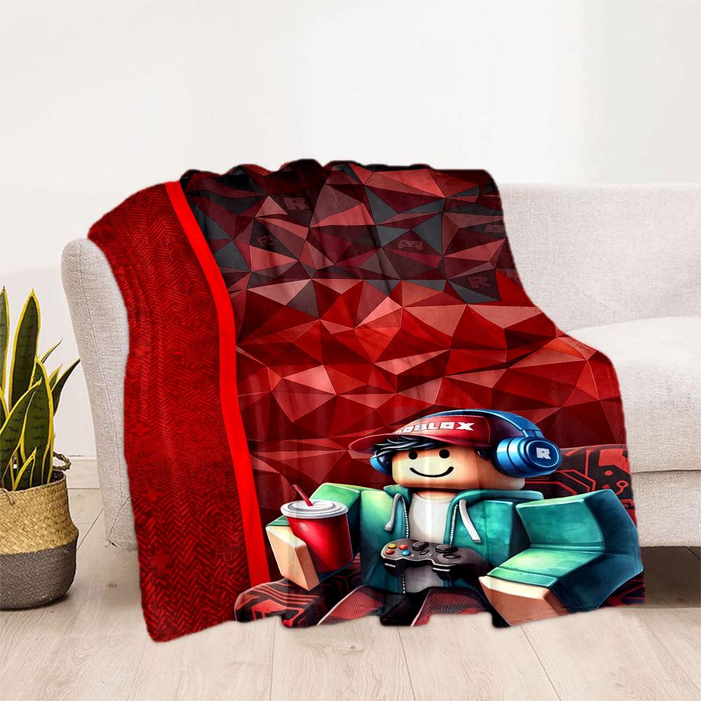 Roblox 63 Decke Weich & Gemütlich Großartig für Couch Sofa Meeresufer Vier Jahreszeiten Universell Digitaldruck Geschenk für Reisen Zuhause Geburtstage