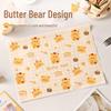 Premium 28x38 Food-Grade Wax Paper for Sandwiches & Rice Balls - Microwave Safe, Cute Design
