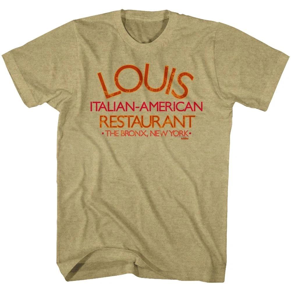 Godfather Louis Restaurant Khaki Heather Movie Shirt 160