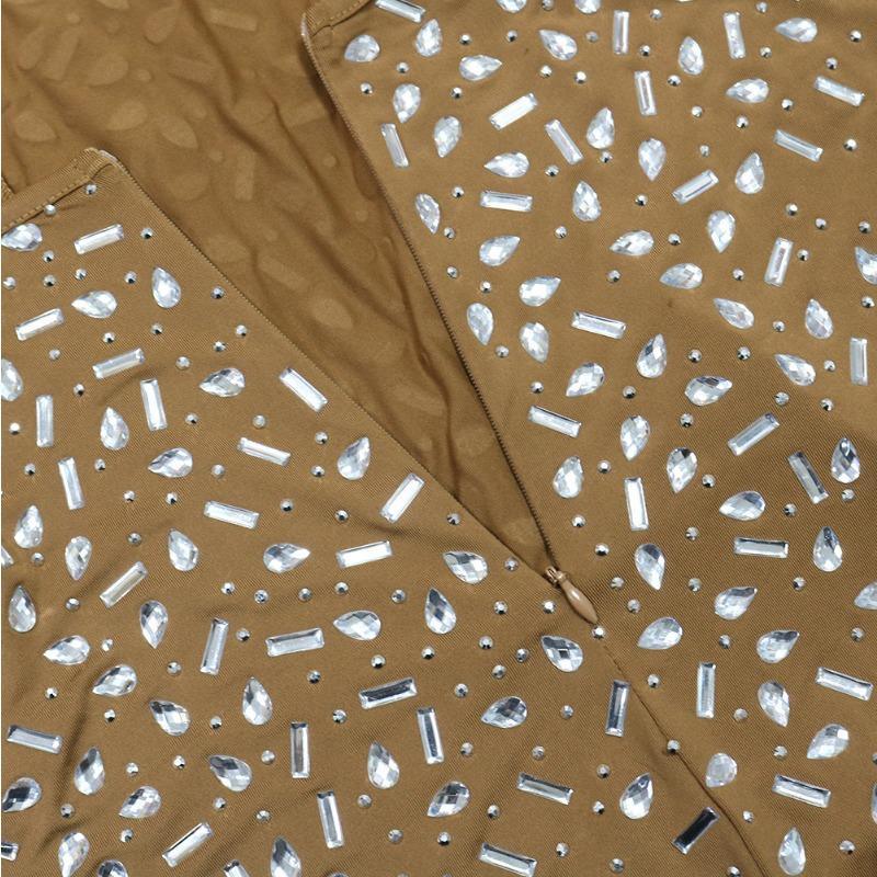 Women's Halter Dress Sexy Deep V Slit Dress Chain Dress