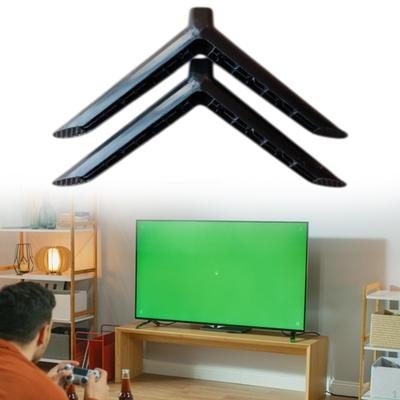 2 Pièces Support de Base pour Télévision Support de Télévision Support Pratique Remplacer Premium Professionnel Facile à