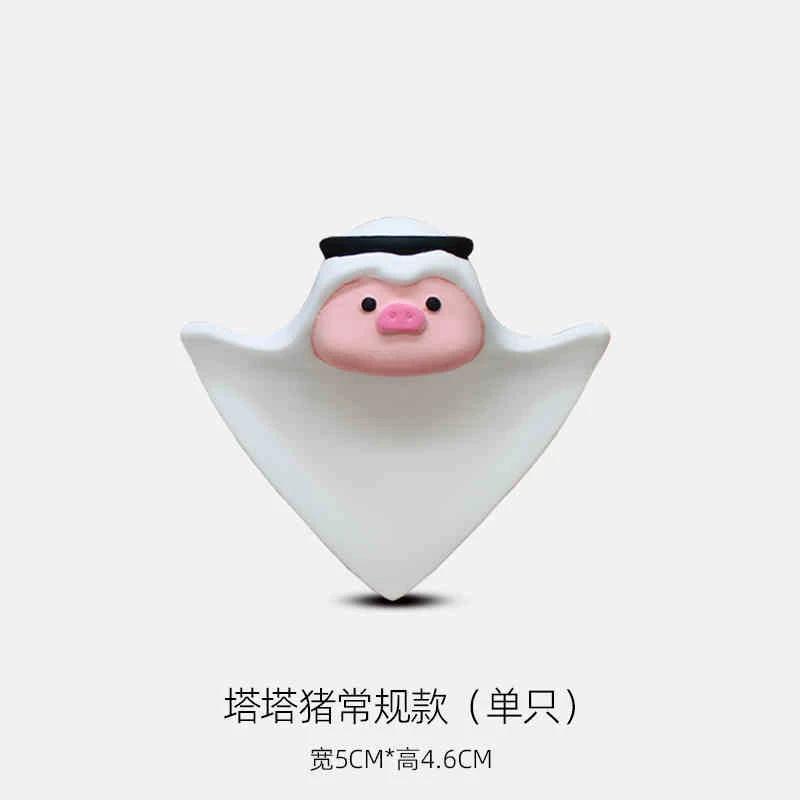 

Милый поросенок автомобиль декоративные принадлежности центральный дисплей управления экран украшение зеркало заднего вида автомобиля принадлежности для салона автомобиля