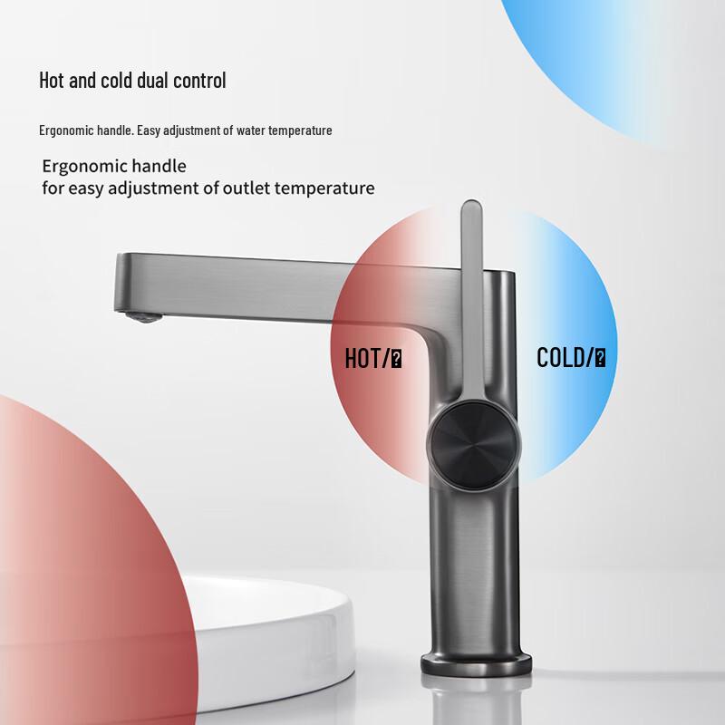 Cream White Copper Pull-out Basin Faucet