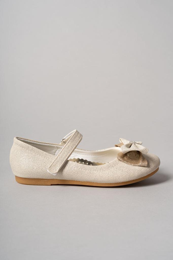 Women's Flat Shoes Choke Bow Powder Star Girls' Shoes