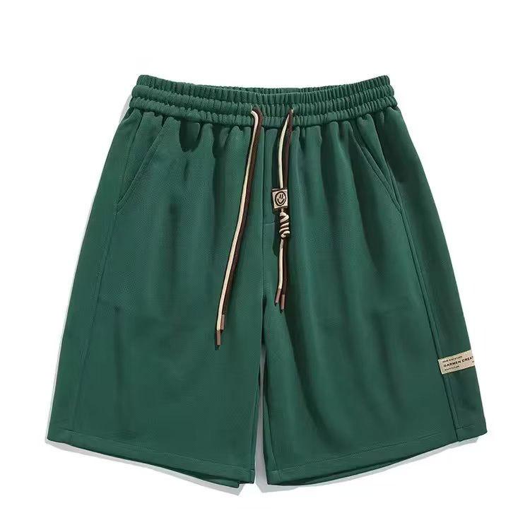 Kordelzug Sportshorts Sommer Herren- und Damen-Freizeit Locker Fünf-Punkt Trendmarke Mittellange Hose