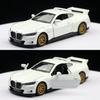 Alloy Simulation White Racing Car Model Children Toy For Display Play And