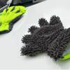 Chenille Car Wash Gloves Microfiber Wipe Car Sponge Scratch Free Car Wash Cleaning Coral Velvet Double-Sided Car Cleaning Tool