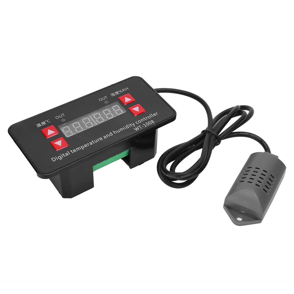 Temperature and Humidity Controller Digital Display Greenhouse Switch WT-1008 110-220VAC