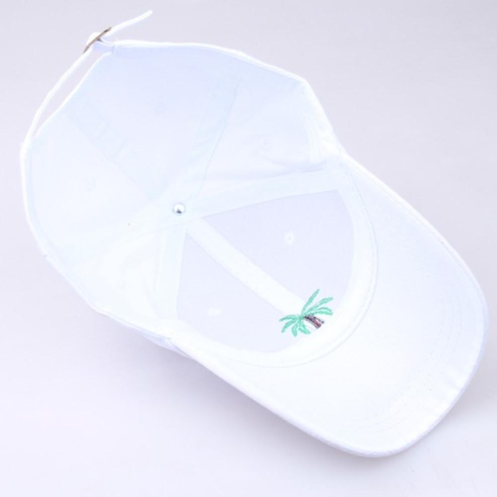 Men's Palm Tree Embroidery Baseball Cap Women Boy Coconut Tree Snapback Hip Hop Caps Outdoor Curved Black Cotton Dad Hat