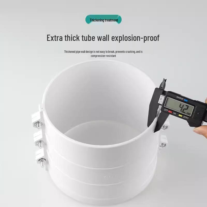 PVC Abwasserrohr Reparatur Halbabschnitt Kupplung Formstücke: Vollständige Spezifikationen