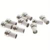 10Pcs 75-5 RG6 F Type Cable Connector 75 Ohm F Plug Connector  for RG6 Coax Cable Installation