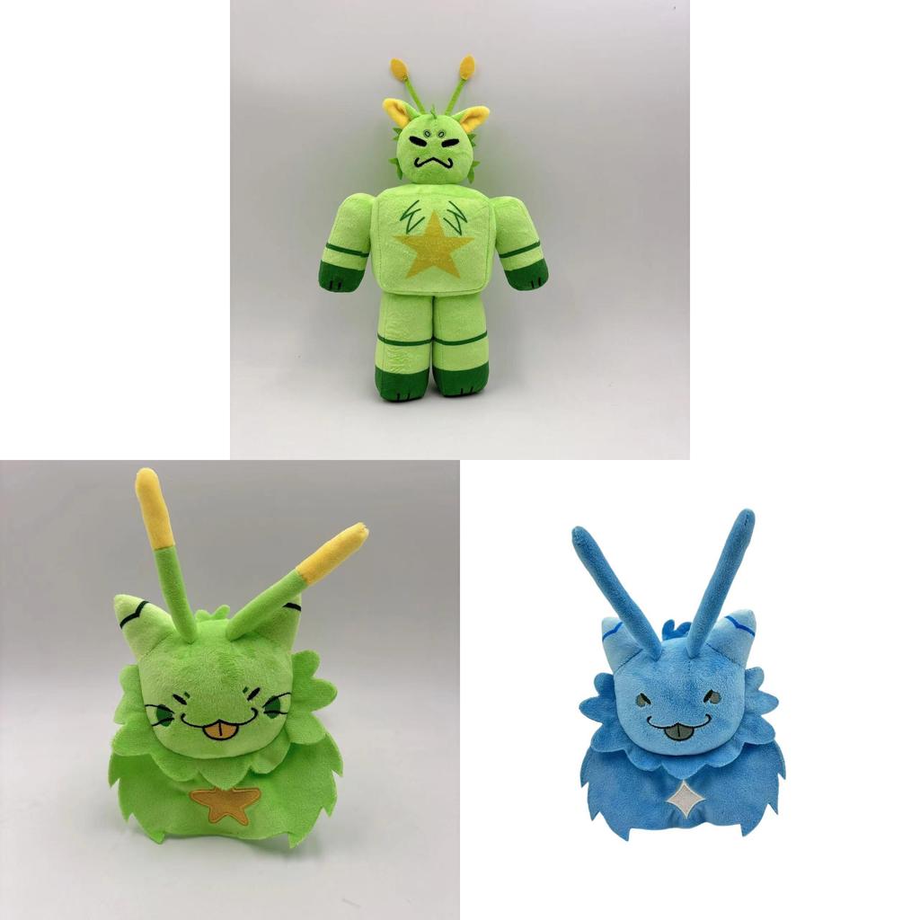 Regretevator Gnarpy Green Cat Plush Toy With Soft Short Pile For Kids And Collectors