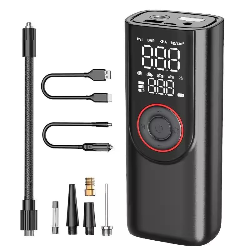 

Беспроводной насос для накачивания шин 6000 мАч электрический портативный автомобильный воздушный компрессор быстро накачивает воздушные насосы для шин мотоцикла, велосипеда, автомобиля set