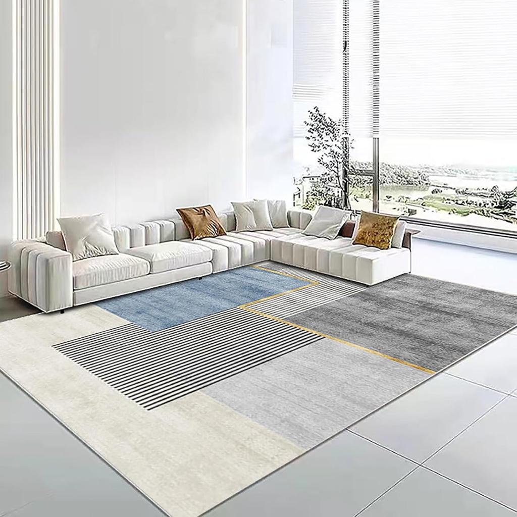 Crystal Simple Velvet Living Room Carpet Hotel Guest House Sofa Coffee Table Mat Home Bedroom Nonslip Bed Blanket