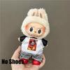 15 17cm For Labubu Dukke Disney Langbein Ole Brumm Mikke Mus Minni Mus Antrekk Klær Plysj Stitch Tigergutt Cosplay Klær Tilbehør