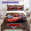 3pcs Cars Bedding Set Duvet Cover Closure Includes 1 Duvet Cover & 2 Pillowcases, Soft and Comfortable for All Seasons.