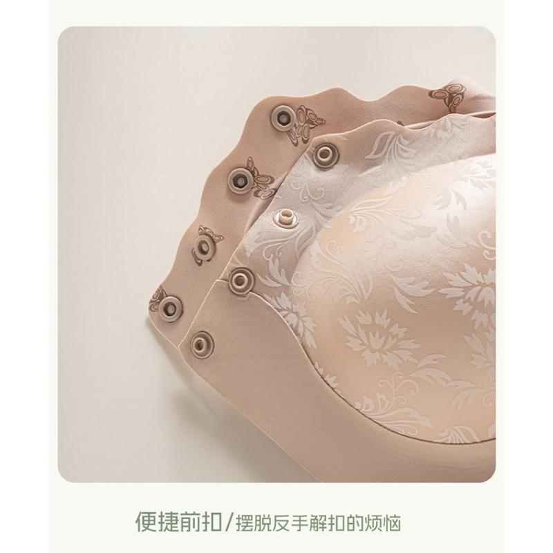 Women S Middle Aged Wireless Bra Vest Style Push Up Comfortable Underwear