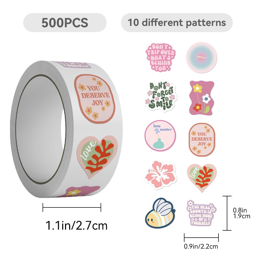 

500 листов/рулон декоративных наклеек с точками для герметизации и поделок