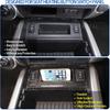 Soft Carbon Fiber Center Console Seat Heating Button Switch Trim Sticker Fit for Nissan Titan 2016-2023, Console Heating Button Panel Trim Cover