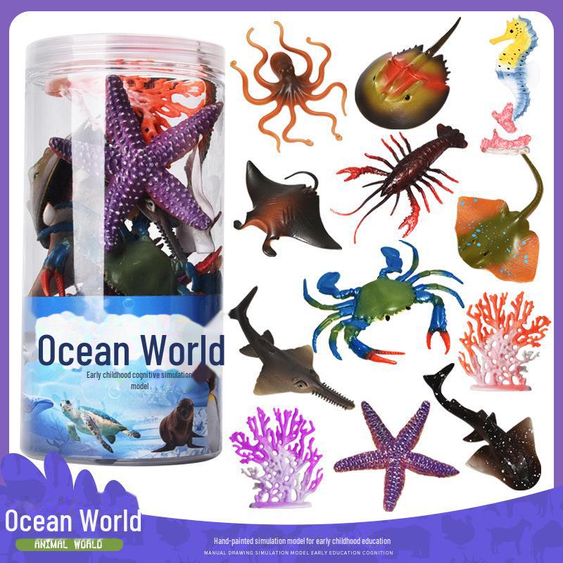 

Мягкий гель-комплект моделей динозавров Юрского периода - Игрушки Wild Animal Ocean World для детей