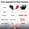 E-ACE 10 Inch Car DVR Mirror Video Recorder 1080P Touch Screen Dashcam For Car AHD Lens Streaming Driving Recorder Dash Camera