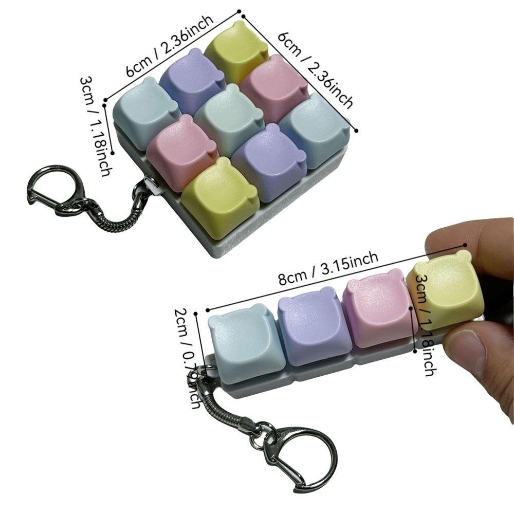 9 Tasten Finger Tastenkappen Tasten Klicker Spielzeug Neu Quetschspielzeug Vertreib die Zeit