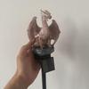 Soft Warm Glow Dragon Solar Garden Light Dragon Statue Gothic Shape Dragon Figurine Lamp Medieval Fantasy Animal