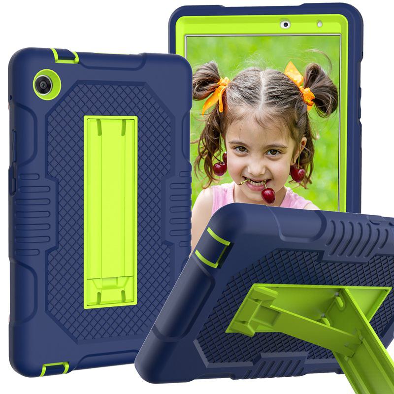 Huawei T8 Tablet Protective Cover with Stand, Shockproof Silicone Shell