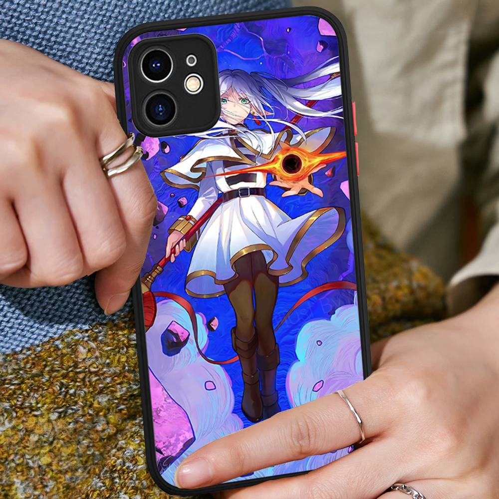 Anime Frieren Cute Phone Case For IPhone 16e 16 15 14 13 12 11 Pro Max X XS Max Plus Matte Clear