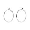 Circular Earrings - Simple Ear Hoop, Oversized, Niche, High-end Style Accessory