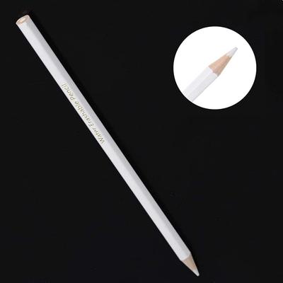 Hztyyier 12pcs Sewing Fabric Pencils, Water Soluble Pencil Tailor's Pencil White Sewing Marking Pencil Dressmaker Practical Tool Wipe off/Wash Out