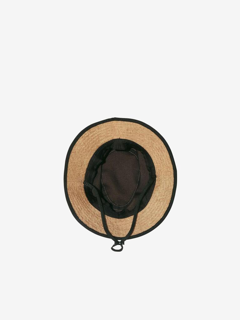 North Kids Hike Size M [The Face] Hat, Unisex, Straw, Quick-Drying, Beige,