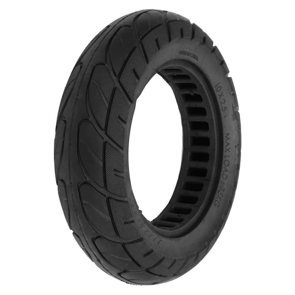10X2.5 Electric Scooter Solid Wheel Rubber Beehive Design Shock Absorbing Anti Slip Explosion Proof Electric Scooter