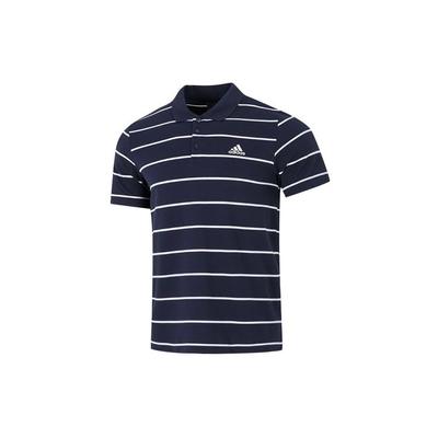 Essential Striped Sport Casual Polo Shirt Men Tops Navy HE7434