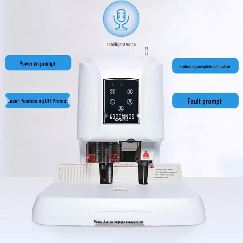 SUNWOOD SZ9053 Fully Automatic Document Binding Machine CN Plug (adapter Included)