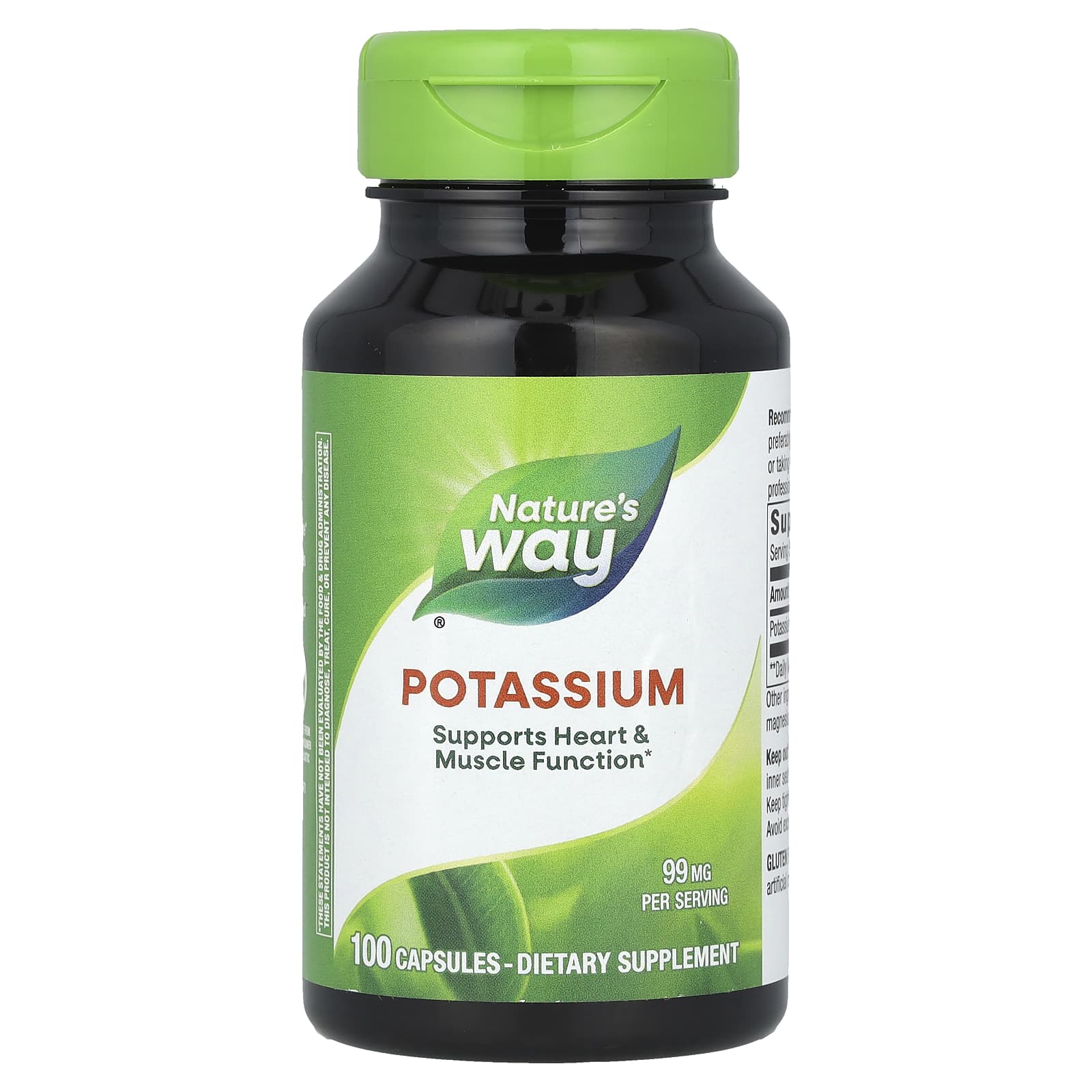

Nature S Way, Potassium, 99Mg, 100 Capsules