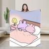 Asamimichan und Anemimi Decke Warm Gemütlich Flauschig Überwurfdecken für Sofa 50x60 Zoll Mehrere Größen Teppichstück