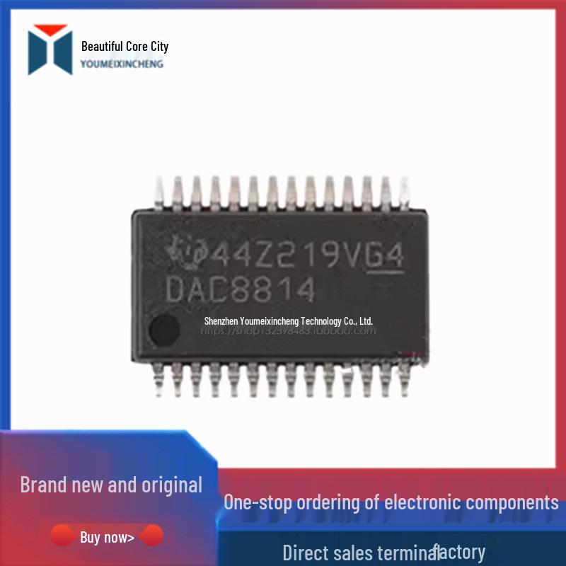 

DAC8814ICDBR 4-Channel SSOP28 Data-to-Analog Converter Chip