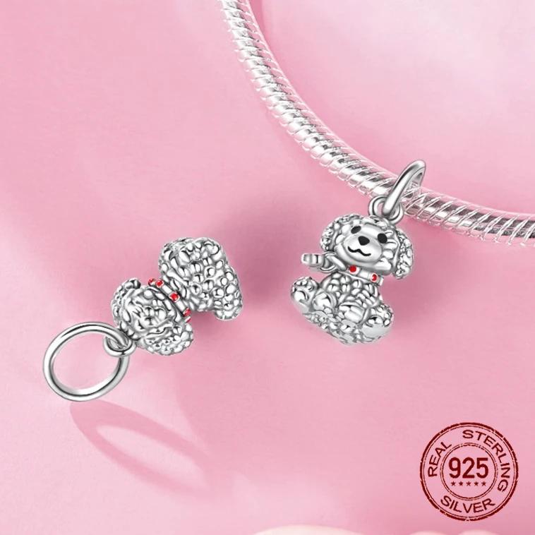 Copper Classic Purple Heart Shape Dragon Pegasus Butterfly Charms Beads Fit 3Mm Original Bracelet Diy Jewelry Gift