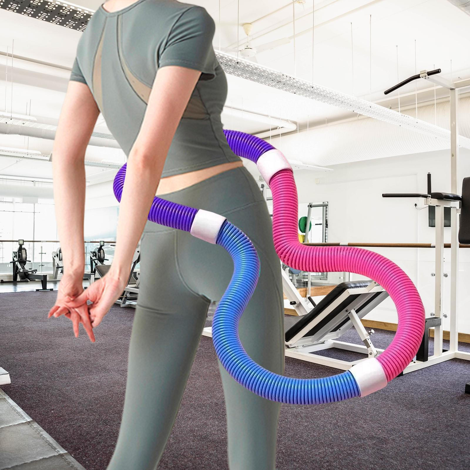 

Фитнес Хулахуп Тренажер Портативный Утяжеленный Мягкий для Домашней Тренировки в Спортзале 1kg