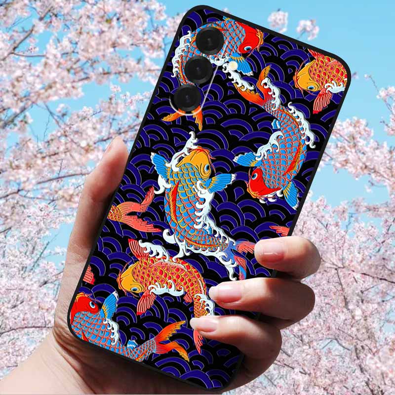 For Samsung Galaxy A56 A36 A26 5G Cases 3D Relief Flower Emboss Soft Silicone For A56 A36 5G 3D Cartoon Case Owl Shell 3D Relief